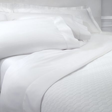 T200 Flat Sheet King  108x110" White, Case Of 12