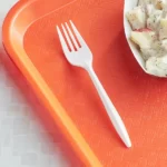 Medium Weight White Plastic Fork – 1000/Case