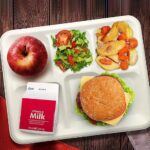 Empress Earth 5 Compartment PP School Tray Mineral Filled Poly White Case of 500