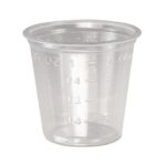 Empress Polystyrene Graduated Medical and Dental Cups, 1 oz, Clear, 50 / 100 cs.
