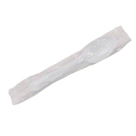White Wrapped Spoon Heavy Weight Polypro 1000 / cs