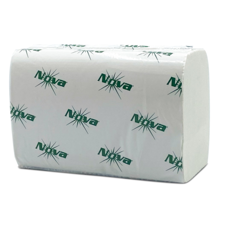 Interfold Dispenser Napkin 6.4" x 8.8" 1/2-Fold 2 ply White PK 6000