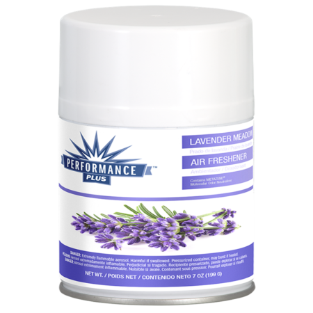Performance Plus Metered Aerosol Lavender Meadow 7 oz Can Air Freshener 12 / cs