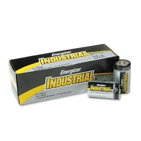 Battery Energizer Industrial D Batteries 12 batteries