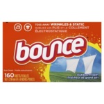 P&G Professional Bounce Fabric Softener Dryer Sheets 160 Per Pack Outdoor Fresh Scent 6 / cs