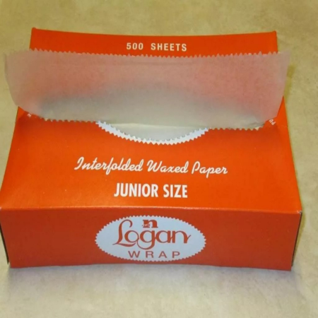 Norpak Logan Wrap Junior Deli Wax Paper 8" x 10.75" Interfolded 12 / 500 cs
