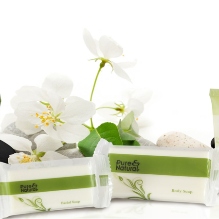 Pure & Natural Body and Facial Soap, Fresh Scent, # 3/4 Flow Wrap Bar, 1,000/Carton