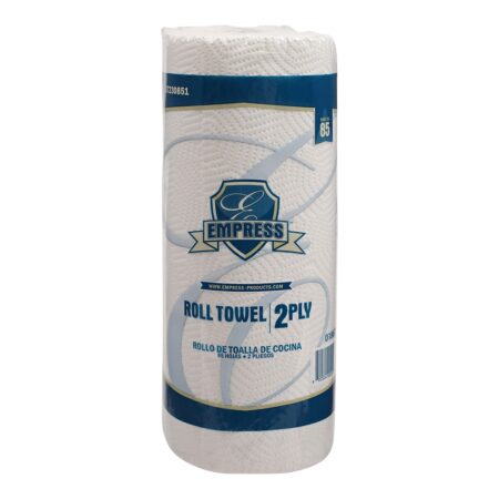 Empress Kitchen Towel Roll White 8" X 11" 2-Ply 85 / Roll 30 / cs