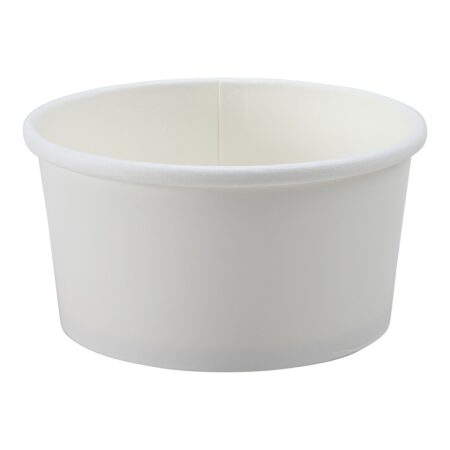 Paper Food / Soup Container Bulk 8 oz White 500 / cs