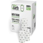 Simple Earth Small Roll Bath Tissue 4.0" X 3", 2 Ply, 400 sheets White 96 / cs