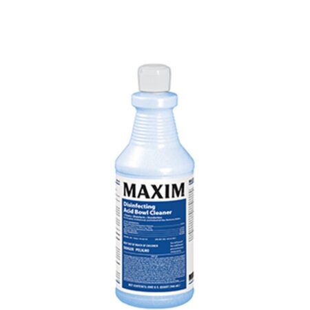 Midlab Inc. Maxim Disinfect Acid Bowl Cleaner  No Scent RB320 20% HCL 12
